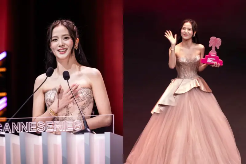 Jisoo becomes the first Asian artiste to win Madame Figaro Rising Star Award at the 2026 Canneseries