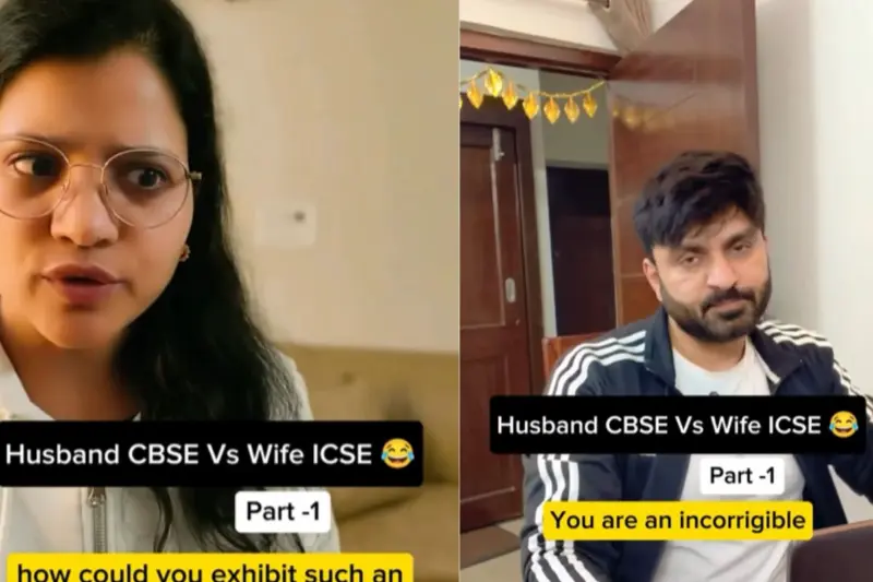 Viral Video: ICSE Wife Takes CBSE Husband to Task For Forgetting Her Birthday, English Words She Uses Prompts Him to Call London Eng Classes
