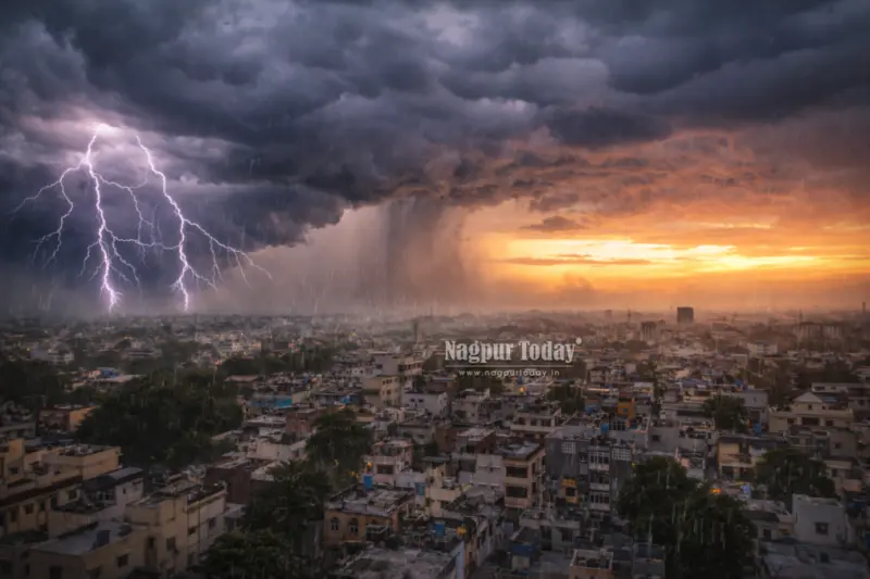 Thunderstorms likely to bring brief relief from heat in Nagpur, Vidarbha