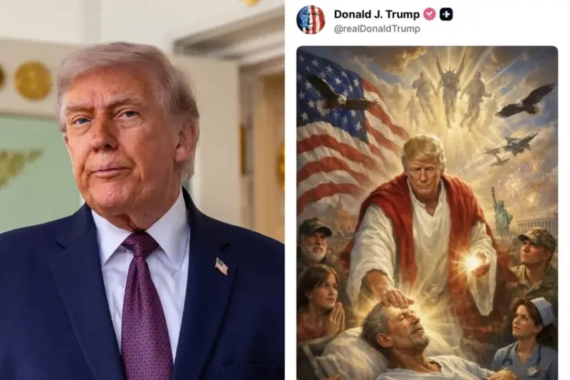 'Doctor, not Christ': Trump deletes AI image portraying him as Jesus after religious backlash