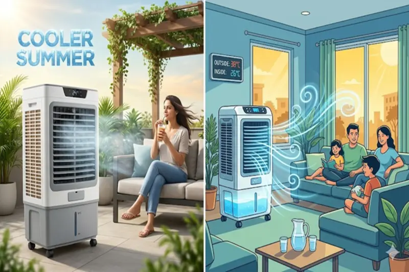 Cooler Cooling Tips: If you put this thing in the cooler water, the air will become cool. These are amazing tips.