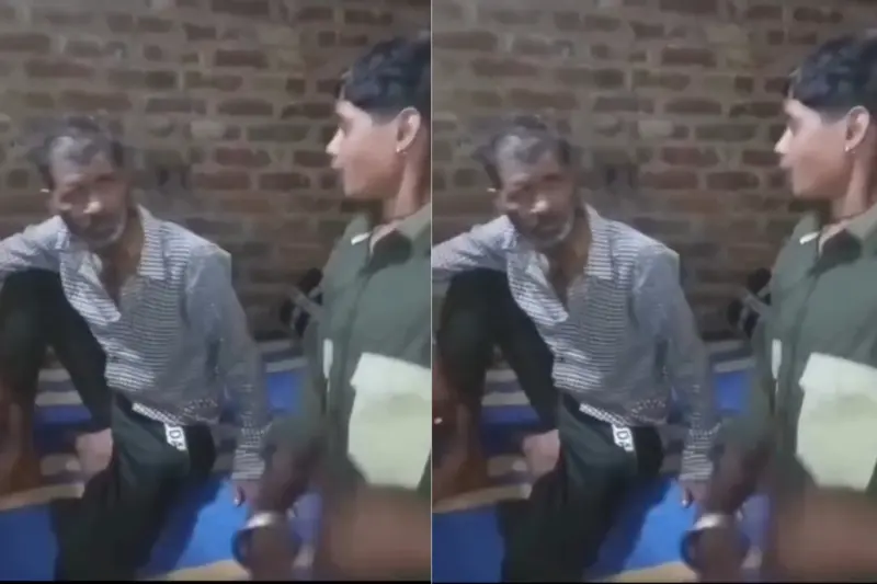 Viral Video: Shocking! Son Hits Drunk Father Black and Blue, Internet Divided Over Outrageous Act