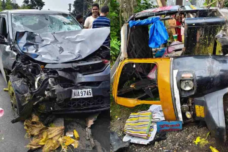2 killed, 4 critical as auto-rickshaw collides head-on with SUV on NH17 in Cooch Behar