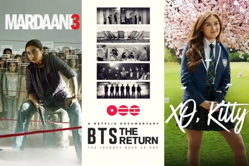 OTT releases this week: Mardaani 3, BTS The Return, XO Kitty 3 and more