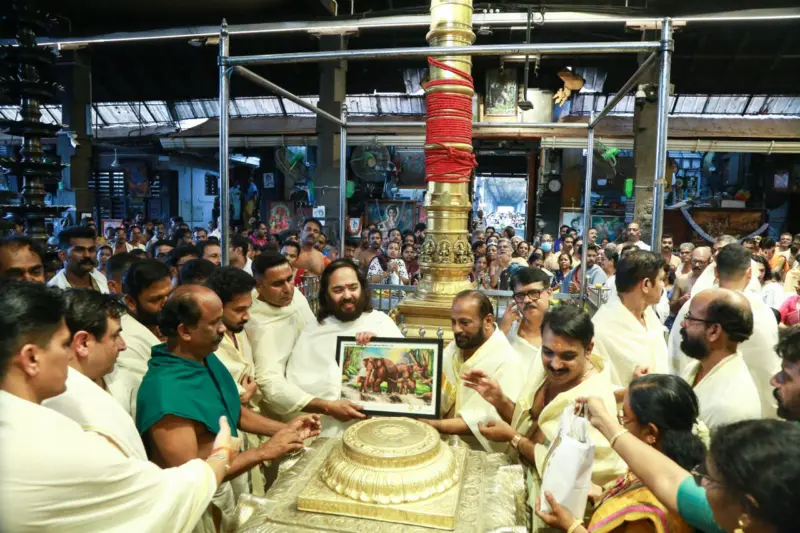 अनंत अंबानी की बड़ी पहल : केरल के मंदिरों और हाथी कल्याण के लिए ₹18 करोड़ का दान