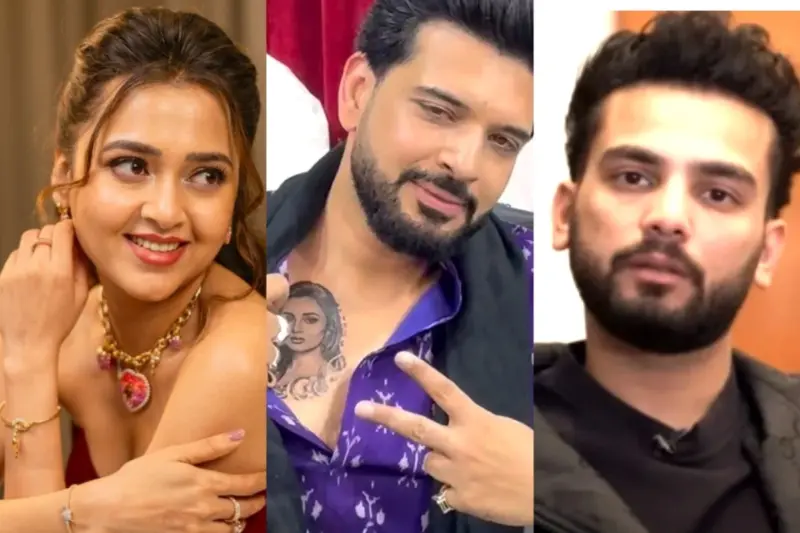 Karan Kundrra Called 'Idiot In Love' As He Gets GF Tejasswi Prakash Face Tattoed On His Chest, Elvish Yadav Also Dragged In Mess