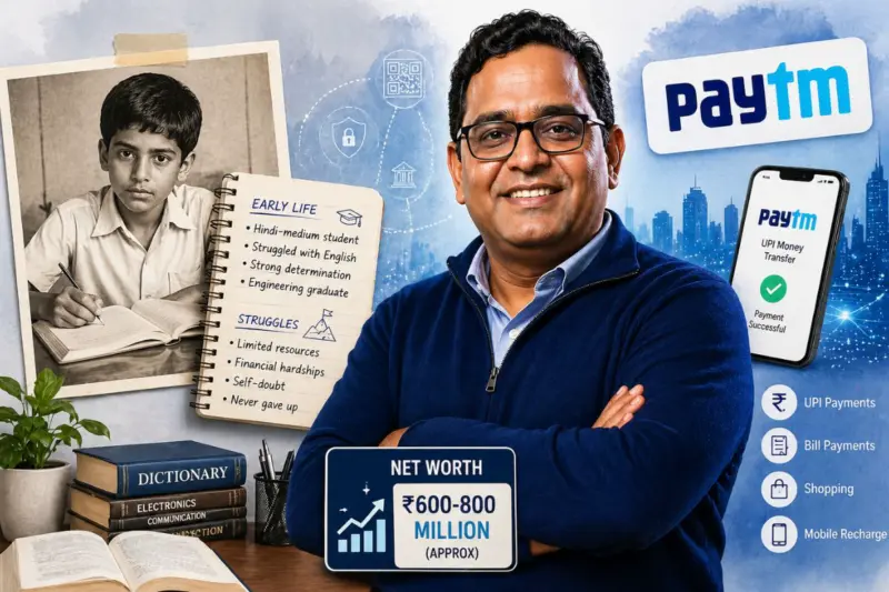 Meet Vijay Shekhar Sharma: From Hindi-Medium Student To Building Paytm-Check His Net Worth, Early Life, And Struggles