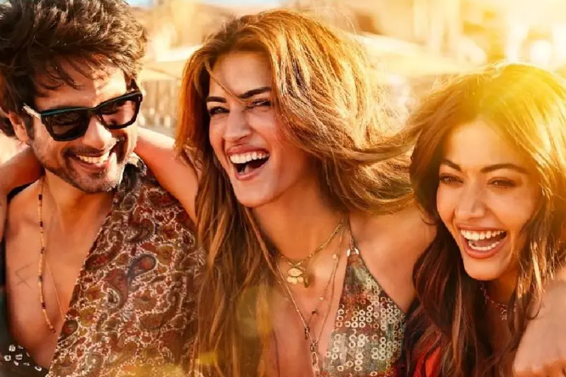 Shahid Kapoor, Kriti Sanon, Rashmika Mandanna let their hair down in 'Cocktail 2' song 'Jab Talak'