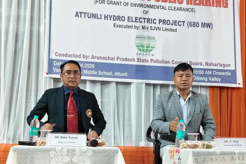 Public Hearing Held for 680 MW Athunli Hydro Project in Arunachal's Dibang Valley