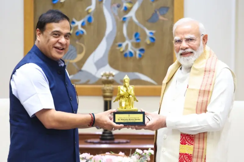 Assam's Development Momentum Discussed As Himanta Biswa Sarma Meets PM Modi