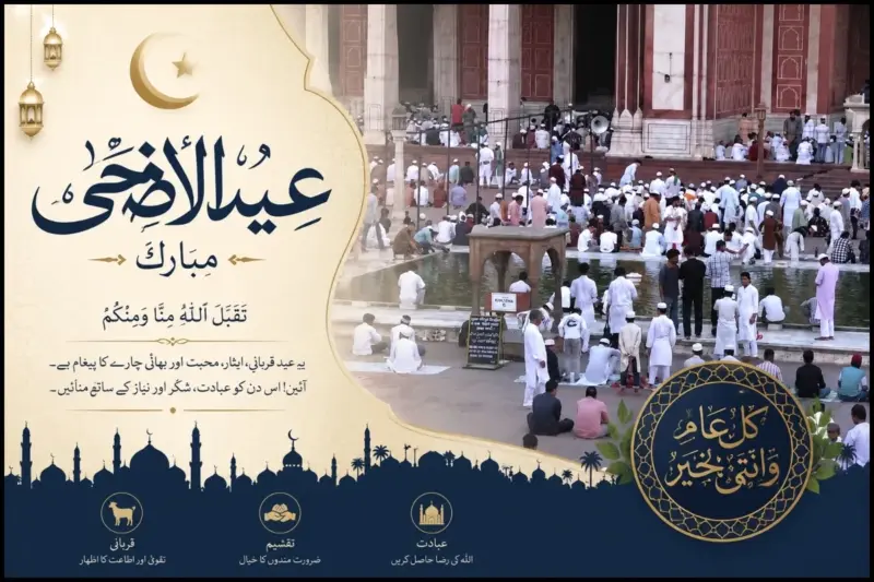 Bakrid 2026: دہلی سمیت ملک بھر میں ادا کی گئی عید الاضحیٰ کی نماز، حفاظتی انتظامات کیے گئے سخت