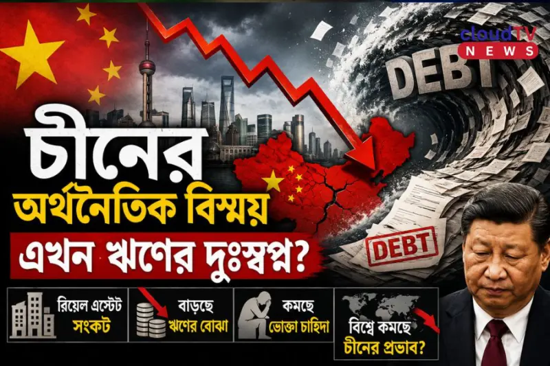'চীনের অর্থনৈতিক বিস্ময়' এখন ঋণের দুঃস্বপ্ন? বাড়ছে উদ্বেগ