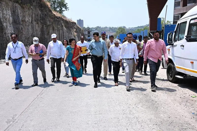 PMRDA Chief Inspects Bhugaon Bypass Site, Pushes To Resolve Land Delays And Start Work On Key Pune Traffic Corridor