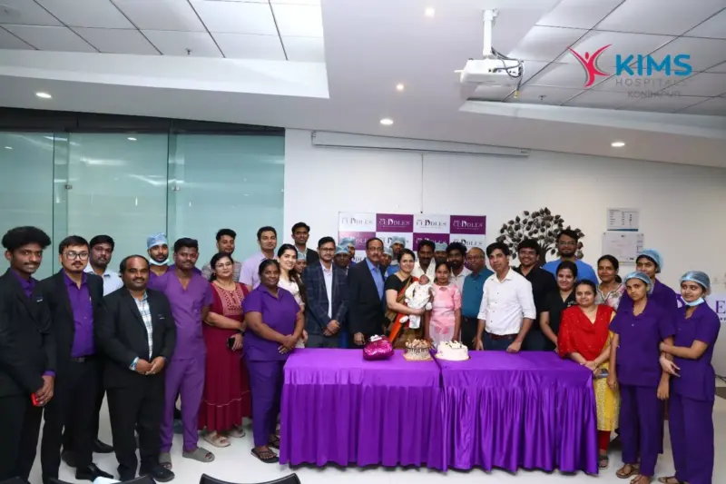 Rare heart defect in two-month-old infant successfully treated at KIMS Cuddles, Kondapur