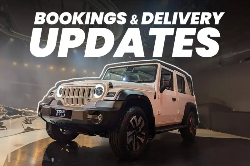 5 Door Mahindra Thar Roxx Test Drive, Bookings And Delivery Details Announced