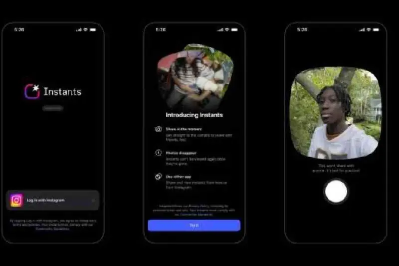 Instagram's new Instants feature lets you share unedited photos that vanish after viewing