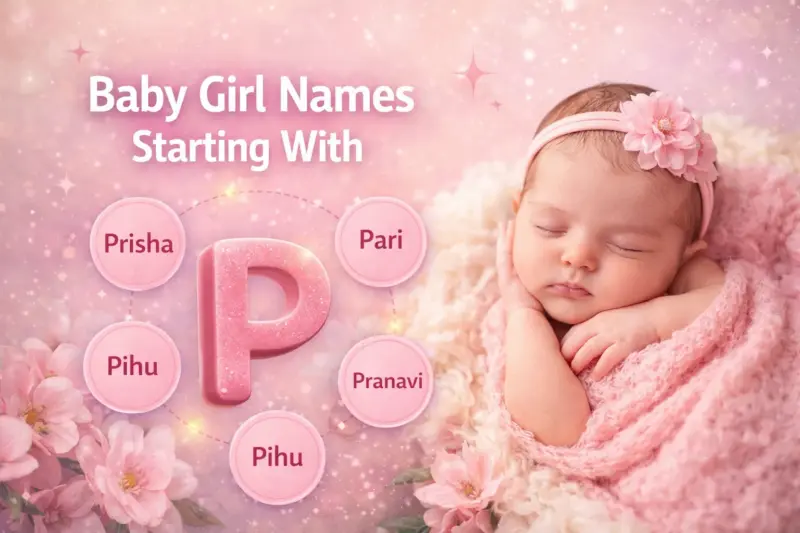 Baby Girl के लिए 'P' अक्षर से शुरू होने वाले 50+ Names, यहां देखें Best Collection और Meanings