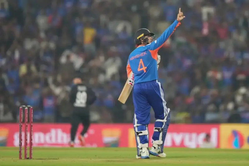 Fastest 50 in T20Is: Abhishek Sharma Takes Second Spot Among Full Members With a Blistering Knock in IND vs NZ series