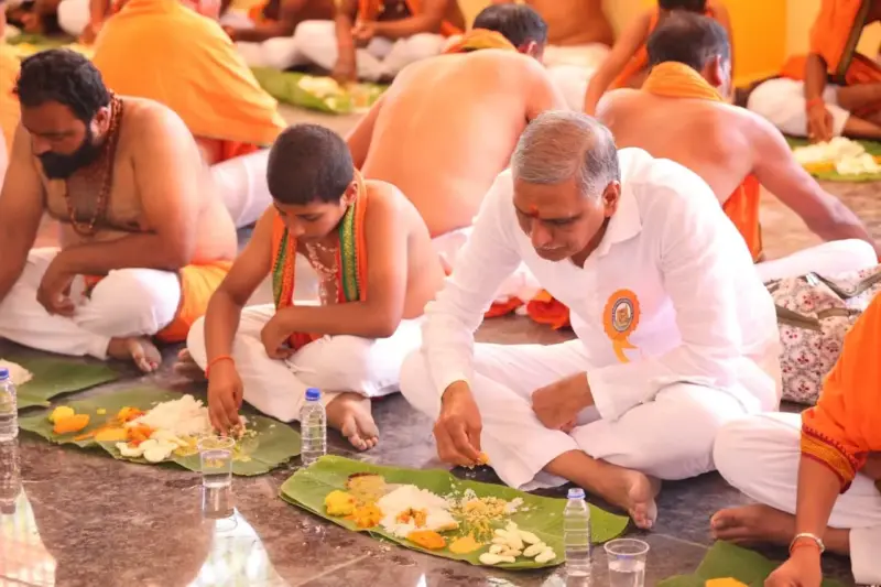 ఆధ్యాత్మికతకు. అన్నదానలకు పెట్టింది పేరు.. మన సిద్దిపేట: హరీష్ రావు