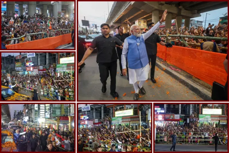 '15 KM Of Affection: PM Narendra Modi On Siliguri Roadshow Turnout