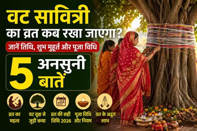 वट सावित्री व्रत 2026: कब रखें व्रत? जानें 5 अनसुनी और रहस्यमयी बातें