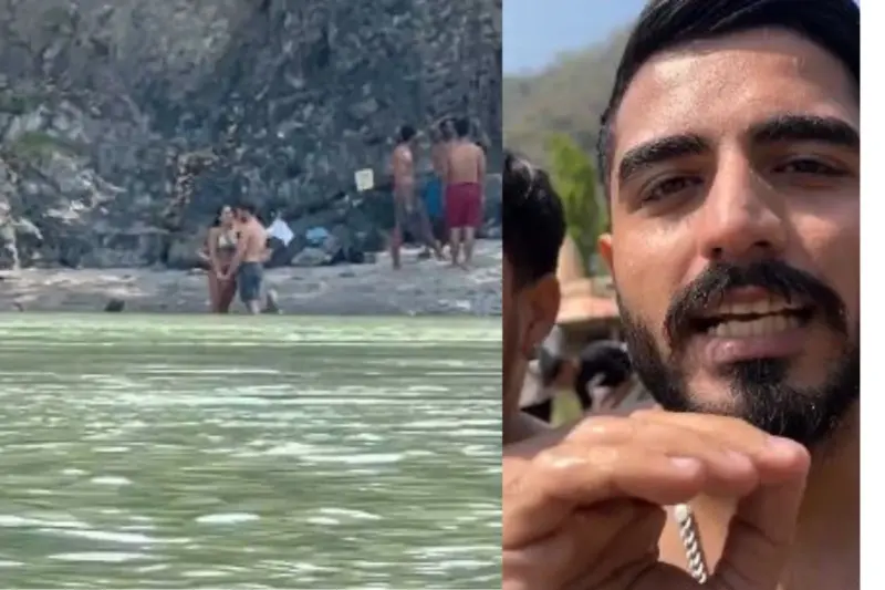 Rishikesh Viral Video: Kalyug! Girl In Bikini With Her Boyfriend Near River Ganga Indulges In Obscene Act, Netizens Furious