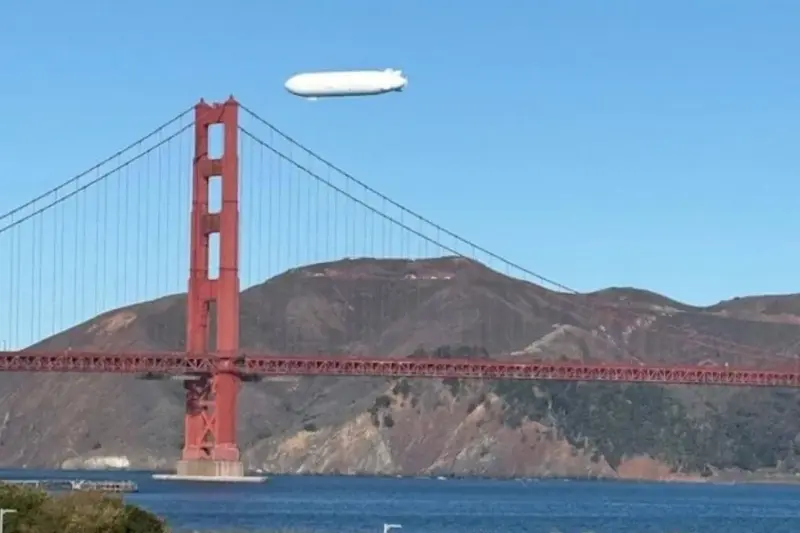 UFO or airship? Viral video captures massive white object over San Francisco