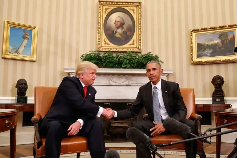 Trump shares election conspiracy video depicting Obamas as monkeys | WATCH