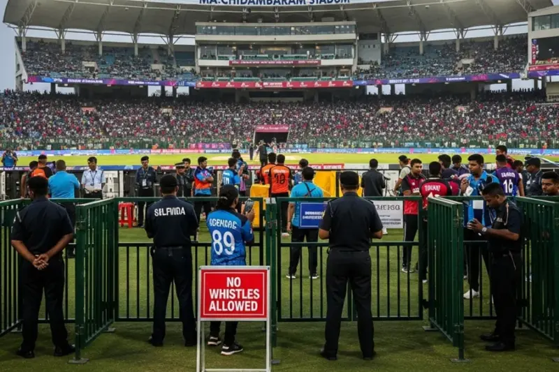 No whistles at Chepauk Stadium? Chennai Police order sparks T20 World Cup buzz