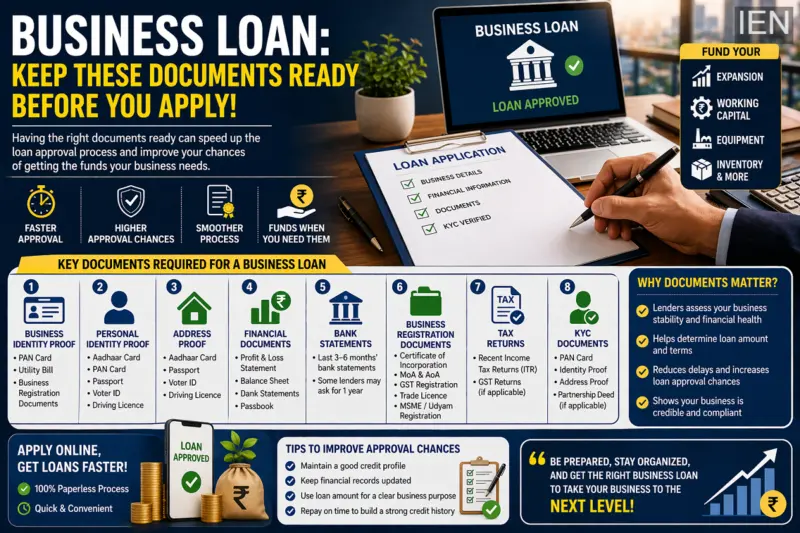 Business Loan Guide: Essential Documents You Must Keep Ready Before Applying