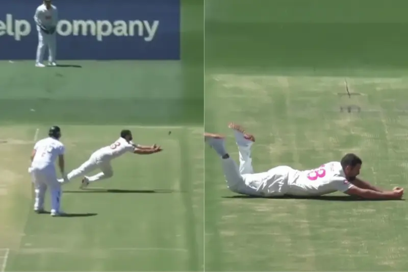 Michael Neser Takes Fabulous One-Handed Diving Catch To Dismiss Joe Root in 5th Ashes 2025 Test [WATCH]