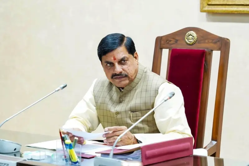 CM Mohan Yadav Launches ₹1,078 Crore Development Projects, Focus on Narmadapuram-Timarni Road Upgrade