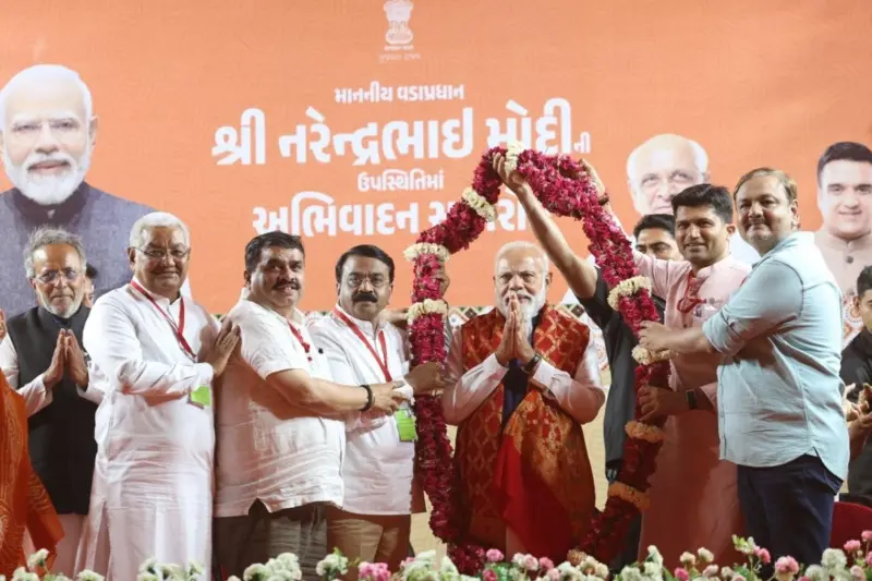 PM Modi Says Gujarat's Growth Story Reflects BJP's Vision & Industrial Progress
