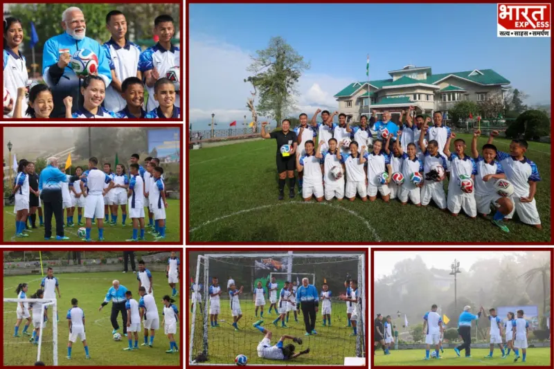 Football Fun In Gangtok As PM Narendra Modi Engages With Youth