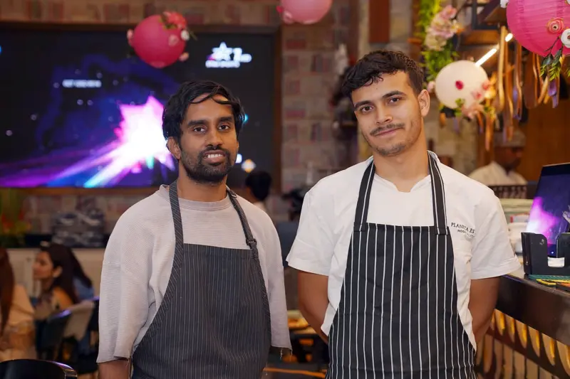 Chefs Goku and Dylan Pereira talk about food trends and regional Italian flair during their visit to Kolkata
