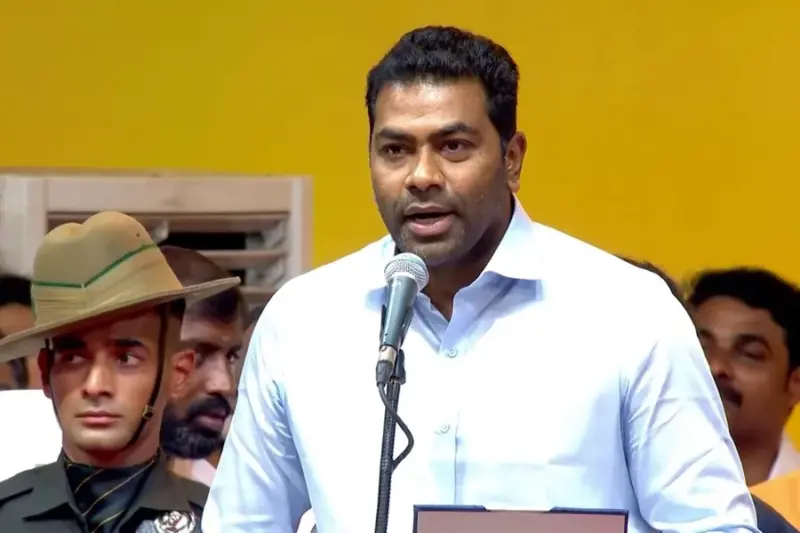 TVK issues clarification after song order row at Vijay's swearing-in ceremony