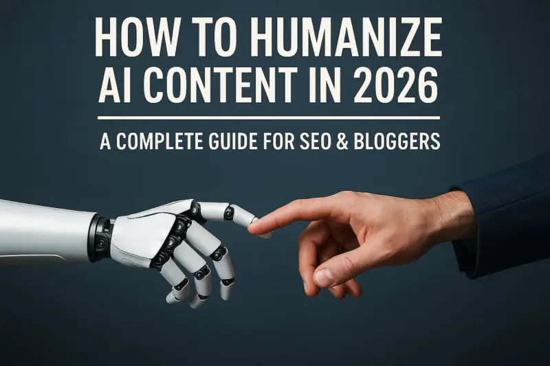 How to Humanize AI Content in 2026: A Complete Guide for SEO & Bloggers