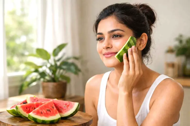 দামি ফেশিয়ালকে টা-টা বলুন, তরমুজের খোসাতেই লুকিয়ে খাসা হওয়ার ম্যাজিক!