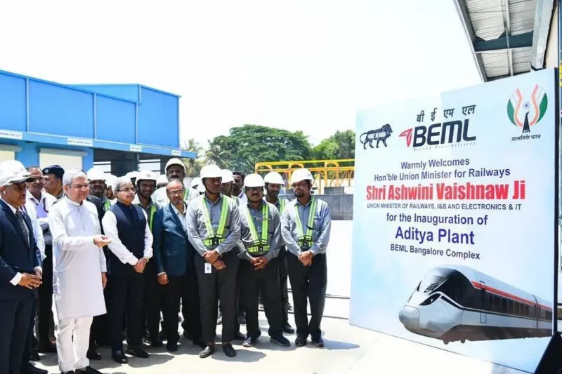'Made In India' 280 Kmph Bullet Train Push Gains Momentum As Vaishnaw Inaugurates BEML's Aditya B-28 Trainset Manufacturing Facility