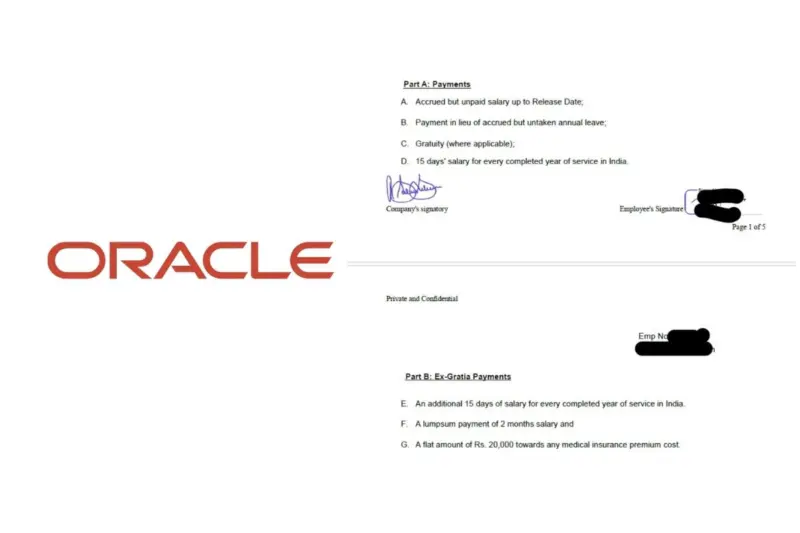 Oracle India Severance Leaked: Social Media Post Unveils Compensation And Package Structure, Employees To Get Six Months Salary And These Perks