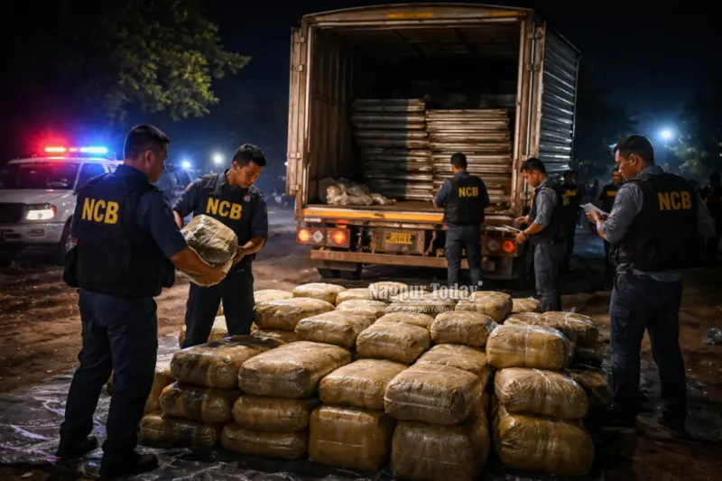 NCB seizes 210 kg ganja worth Rs 20 crore in Nagpur; four held