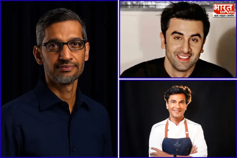 Sundar Pichai, Ranbir Kapoor, Vikas Khanna Named In TIME 100 Most Influential People 2026