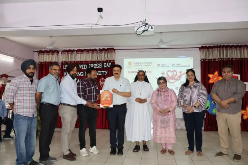 Carmel Convent School, FIBDO and FICCI FLO JKL Unite for Noble Blood Donation Camp