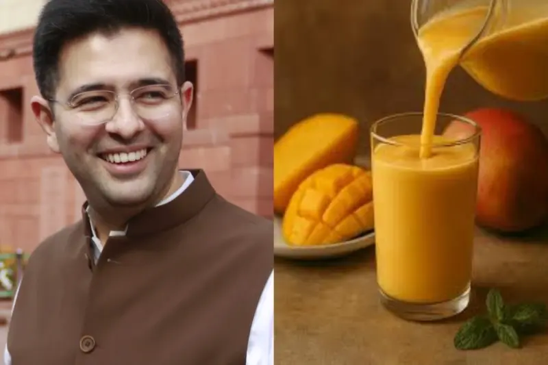 Raghav Chadha's Healthy Version Of Mango Shake With Almond That's Signature Drink At His House - Here's How To Make It!