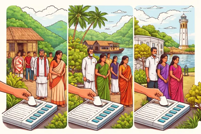 Assembly Polls 2026: Voting Set To Begin Today In Assam, Kerala And Puducherry After High-Voltage Campaigns