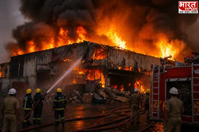 Rajasthan Warehouse Fire Kills Four As Explosion Triggers Massive Blaze In Neemrana