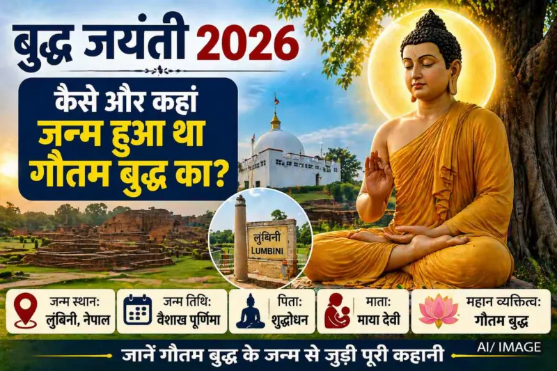 बुद्ध जयंती 2026: आखिर कहां और कैसे हुआ था गौतम बुद्ध का जन्म? जानें पूरी सच्चाई