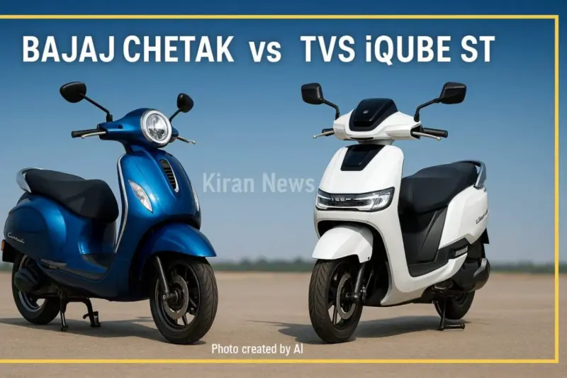 Bajaj Chetak vs TVS iQube ST: Which Electric Scooter Should You Buy in 2025? - Full Comparison