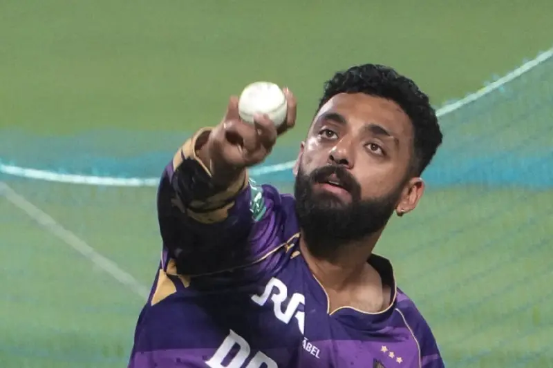 KKR's Varun Chakravarthy shines with three wickets despite foot injury concern