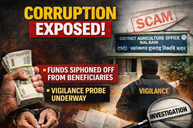 Corruption in Nalbari Agriculture Dept: Scheme Funds Allegedly Looted
